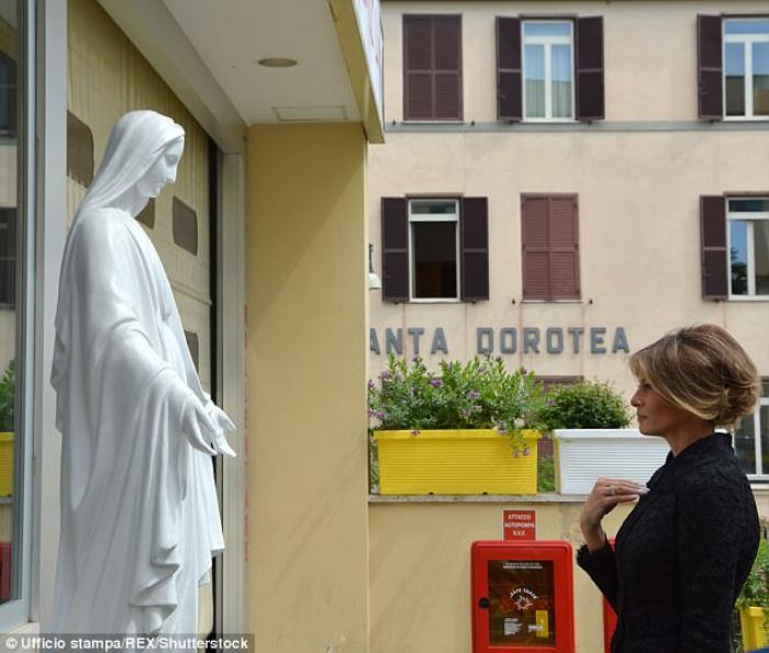 Melania Trump and the Virgin Mary