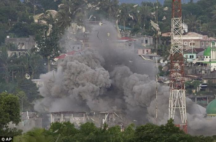Airstrikes are reducing terrorist strongholds in the city, clearing the way for troops. Despite the air support, progress remains slow, and methodical. The eventual outcome is not in question. Airstrikes are reducing terrorist strongholds in the city, clearing the way for troops. Despite the air support, progress remains slow, and methodical. The eventual outcome is not in question.