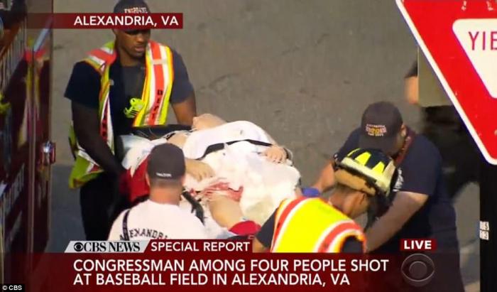 Steve Scalise taken to hospital