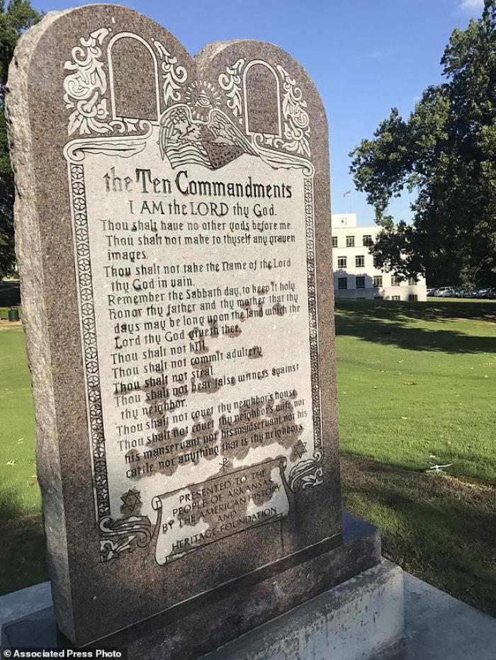 The Ten Commandments are part of our legal and cultural heritage. 