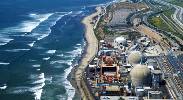 The San Onofre nuclear power plant is situated along the pristine California coasline, north of San Diego. 