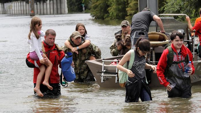 Rescue during Hurricane Harvey Rescue during Hurricane Harvey