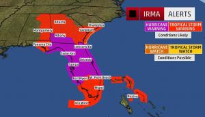 Atlanta is under its first tropical storm warning in history. 