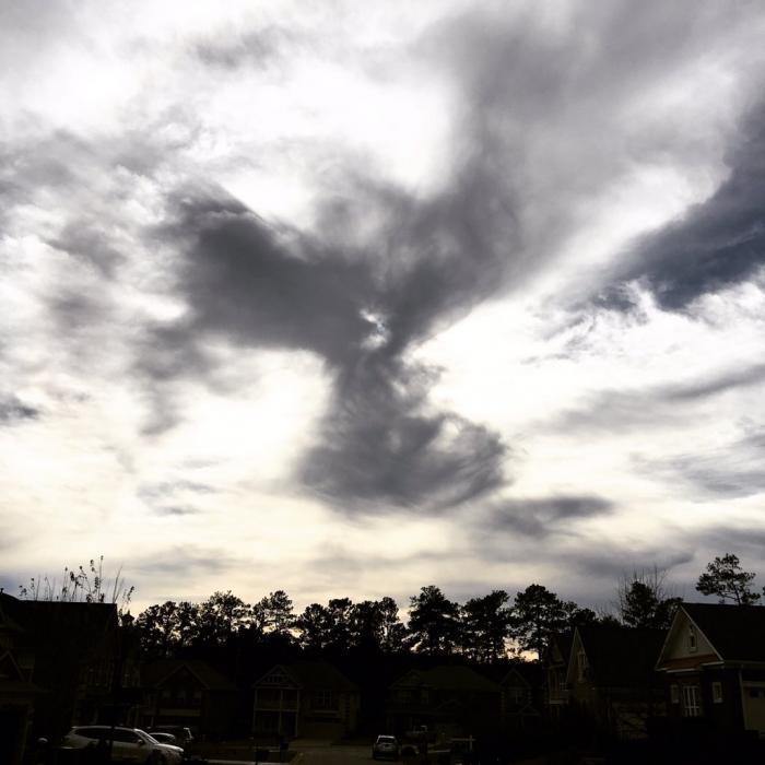 We believe angels are real, but sometimes the sightings are obviously natural phenomena. Still, they are impressive, and serve as a reminder of the faith we have. 