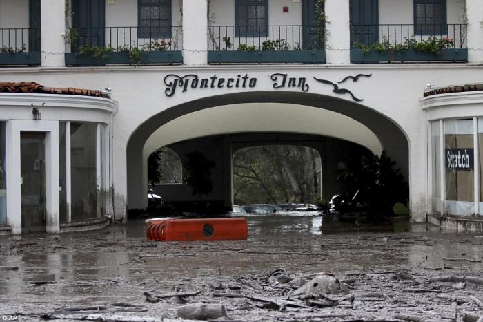 Mudslides destroyed homes and flooded businesses in Montecito, which was hardest hit. 