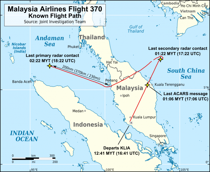 The complex flight path flown by Shah suggests he was in control the whole time.