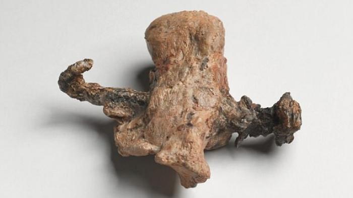 This example of a foot with a nail driven through the heel was discovered in Jerusalem in 1968. A second, similar example has now been found in Italy. 
