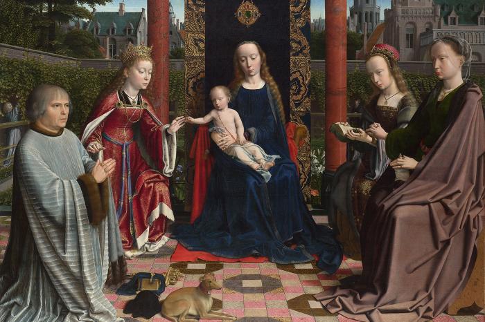 Gerard David's painting 'The Virgin and Child with Saints and Donor'