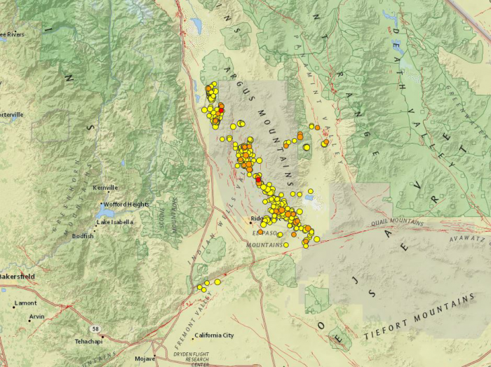 The aftershock pattern is troubling scientists as the quakes migrate towards two major faults. 