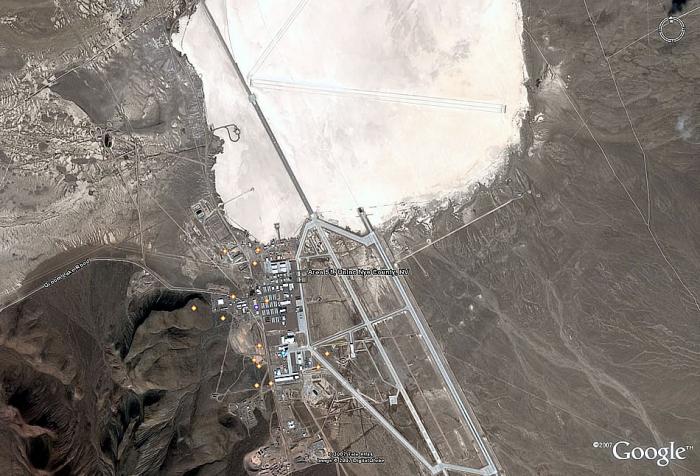 You can view Area 51 with Google, but it looks pretty mundane. Of course, they knew when the imaging You can view Area 51 with Google, but it looks pretty mundane. Of course, they knew when the imaging