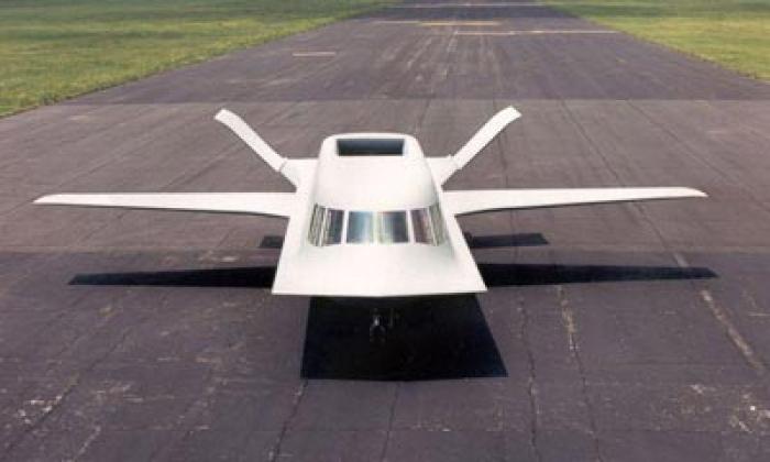 Codenamed TACIT BLUE, this craft was flown at Area 51 in 1982 and was used to demonstrate stealth te Codenamed TACIT BLUE, this craft was flown at Area 51 in 1982 and was used to demonstrate stealth te