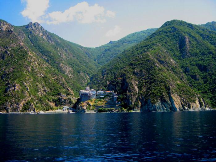Only males are allowed entrance into Mount Athos, which is called "Garden of the Virgin" by monks, f Only males are allowed entrance into Mount Athos, which is called "Garden of the Virgin" by monks, f
