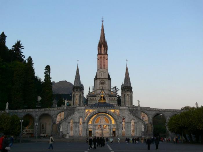 Lourdes in France is the site of massive pilgrimages for Christians, and saw apparitions of the Virg Lourdes in France is the site of massive pilgrimages for Christians, and saw apparitions of the Virg