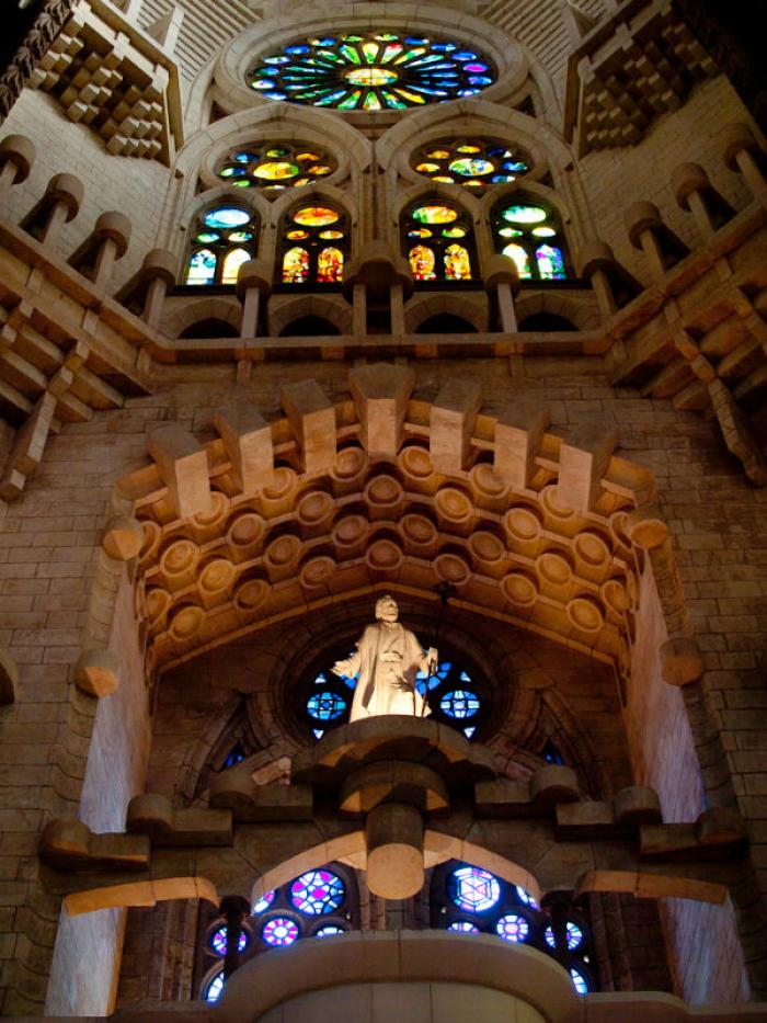 The Basilica and Expiatory Church of the Holy Family has been under construction since 1882. The Basilica and Expiatory Church of the Holy Family has been under construction since 1882.