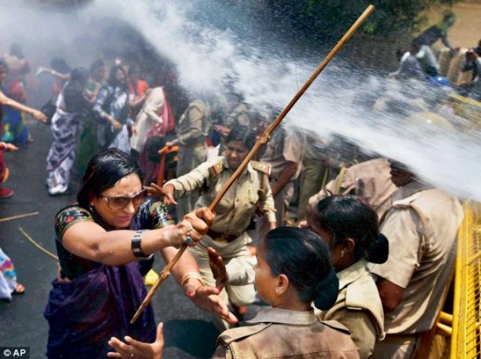 The case has provoked national outrage in India after it emerged that police in the village of Katra The case has provoked national outrage in India after it emerged that police in the village of Katra