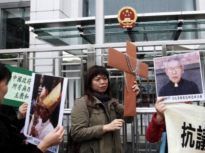 Chinese authorities have destroyed or ordered the removal of crosses at 231 churches this year in Zh Chinese authorities have destroyed or ordered the removal of crosses at 231 churches this year in Zh