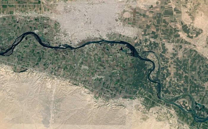 Images used by a British analyst to discover the spot of the murder of American James Foley. Images used by a British analyst to discover the spot of the murder of American James Foley.