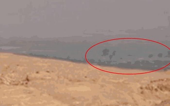 Images used by a British analyst to discover the spot of the murder of American James Foley. Images used by a British analyst to discover the spot of the murder of American James Foley.