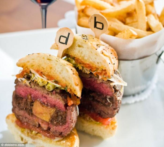 The Original db Burger ($34) at Daniel Boulud The Original db Burger ($34) at Daniel Boulud
