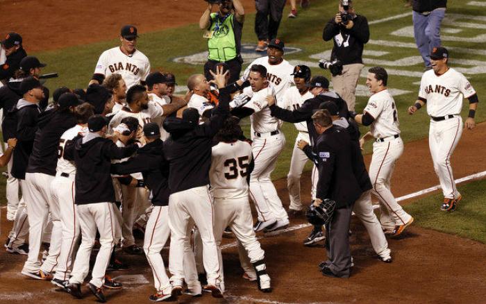 The San Francisco Giants are heading to the World Series to battle it out with the Kansas City Royal The San Francisco Giants are heading to the World Series to battle it out with the Kansas City Royal