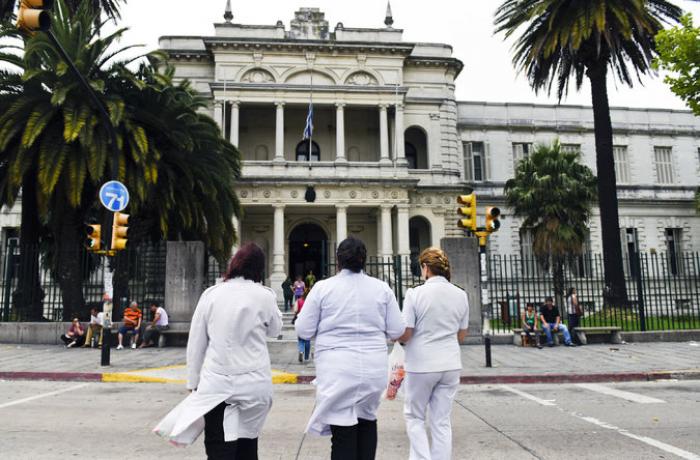 The Uruguayan hospital where the six Guantanamo Bay detainees were taken after being released. The Uruguayan hospital where the six Guantanamo Bay detainees were taken after being released.