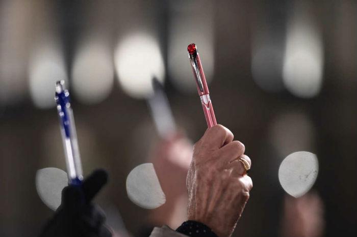 Following the brutal attack on Charlie Hebdo, pens and pencils have become a symbol of free speech. Following the brutal attack on Charlie Hebdo, pens and pencils have become a symbol of free speech.