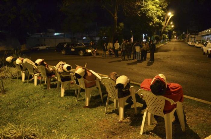 The bodies of seven men with ice picks in their chests were left in a public street in 2013 by the n The bodies of seven men with ice picks in their chests were left in a public street in 2013 by the n