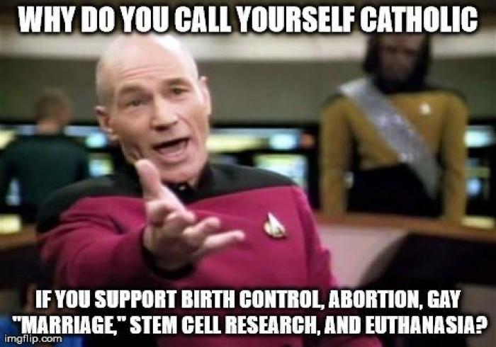 Captain Picard pointing out hypocrisy is a common meme. 
