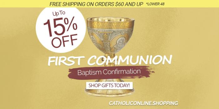 First Communion, Baptism, Confirmation 15% off