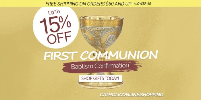First Communion, Baptism, Confirmation 15% off