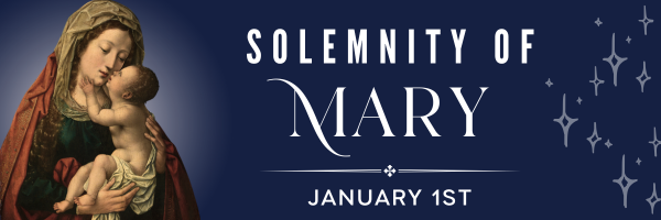Solemnity of Mary 2026 logo