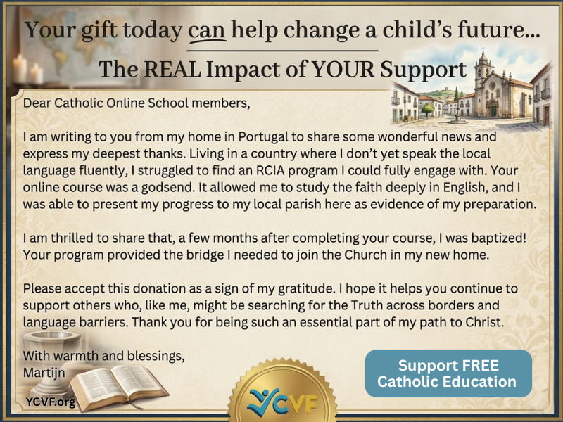 Support Our Mission and Keep Catholic Education Free