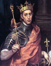 St. Louis IX, King of France Print - Portraits of Saints