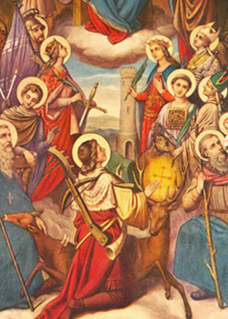 Image of Fourteen Holy Helpers Image of Fourteen Holy Helpers