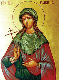 Image of St. Juliana of Cumae Image of St. Juliana of Cumae