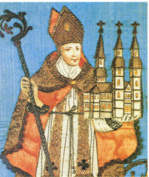 Image of St. Vergil of Salzburg Image of St. Vergil of Salzburg