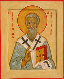 Image of St. Sophronius of Jerusalem Image of St. Sophronius of Jerusalem