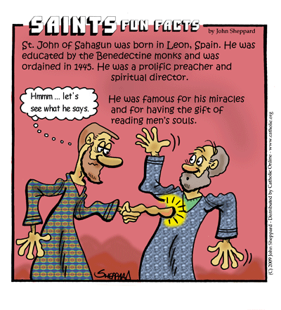 St. John of Sahagun Saints Fun Facts for St. John of Sahagun