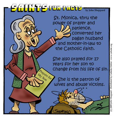St. Monica Fun Fact St. Monica Fun Fact Image