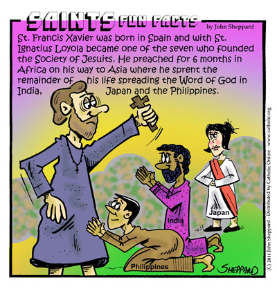 Saints Fun Facts for St. Francis Xavier