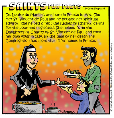 St. Louise de Marillac Fun Fact St. Louise de Marillac Fun Fact Image