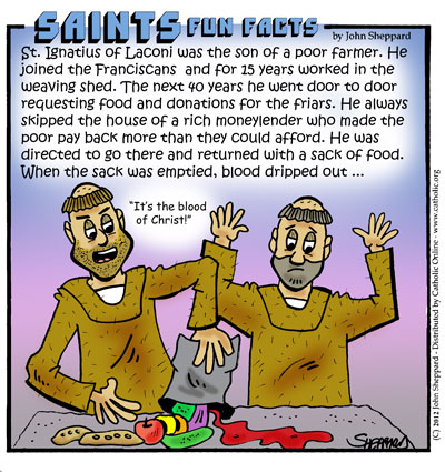 St. Ignatius of Laconi Fun Fact St. Ignatius of Laconi Fun Fact Image