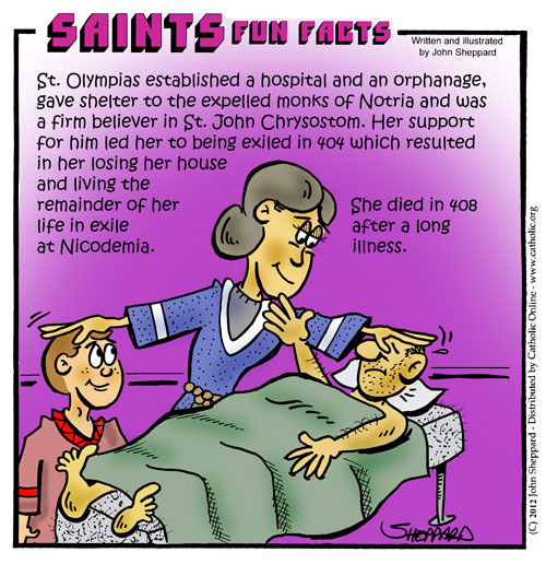 St. Olympias Fun Fact St. Olympias Fun Fact Image