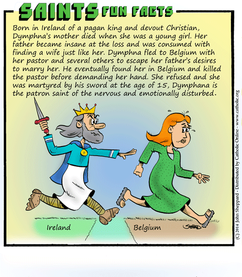 St. Dymphna
Saints Fun Facts for St. Dymphna