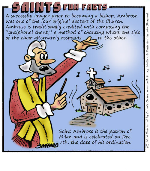 St. Ambrose Fun Fact Image