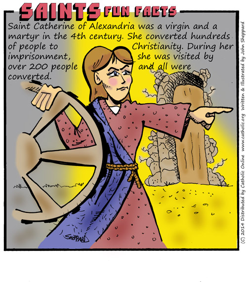 St. Catherine of Alexandria Fun Fact Image