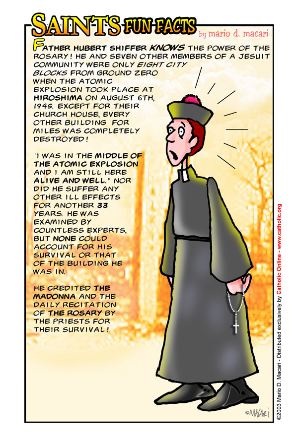 Father Hubert Shiffer Saints Fun Facts for Father Hubert Shiffer