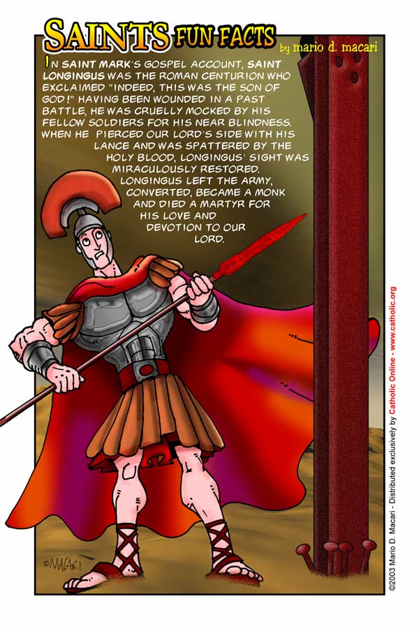 St. Longinus Fun Fact St. Longinus Fun Fact Image