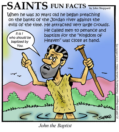 St. John the Baptist Fun Fact Image