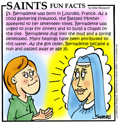 St. Bernadette Fun Fact Image